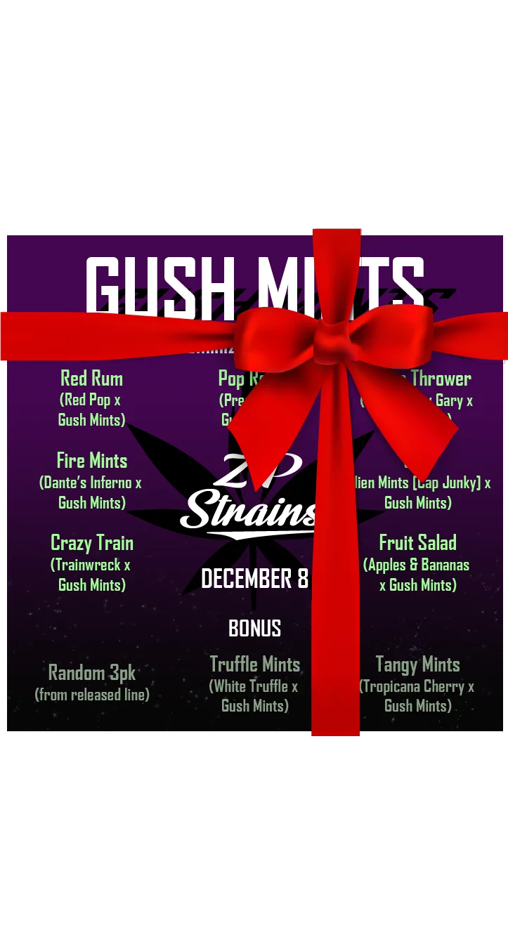 Gush Mints Full Lineup (7 packs + 3 bonus packs!)