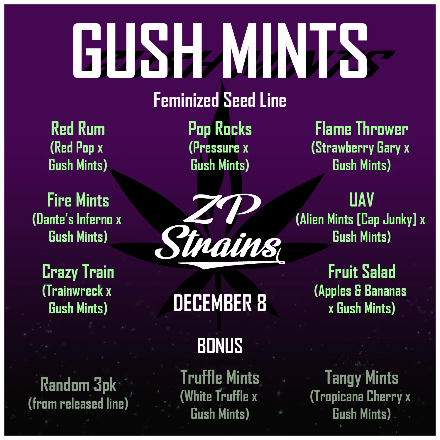 Gush Mints Full Lineup (7 packs + 3 bonus packs!) - Image 2